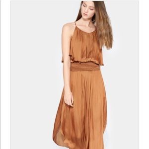 Halston Heritage satin midi dress (worn once!)